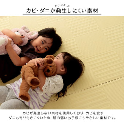 ラグ 洗える カーペット 日本製 国産 抗菌 防臭 消臭 アウトドア レジャー 敷物 和室 シンプル 江戸間10畳(約435×352cm) 【メーカー直送商品】☆