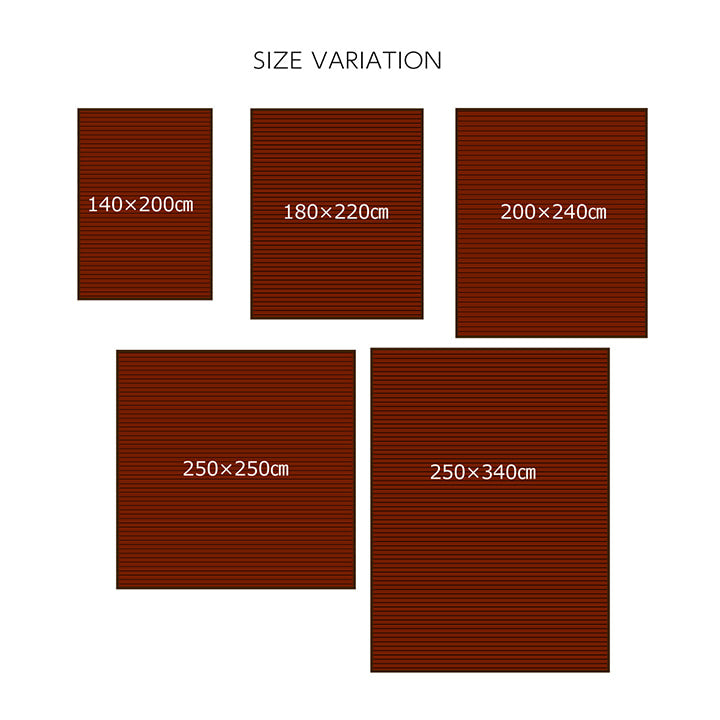 竹 ラグ カーペット 無地  自然素材 丈夫 ひんやり 孟宗竹 皮下使用  約250×340cm 【メーカー直送商品】☆