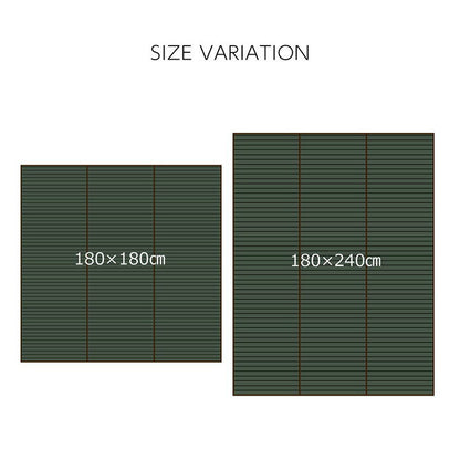 ラグ バンブー 竹 カーペット 敷物 夏 自然素材 おしゃれ 抗菌防臭 約180×180cm 【メーカー直送商品】☆