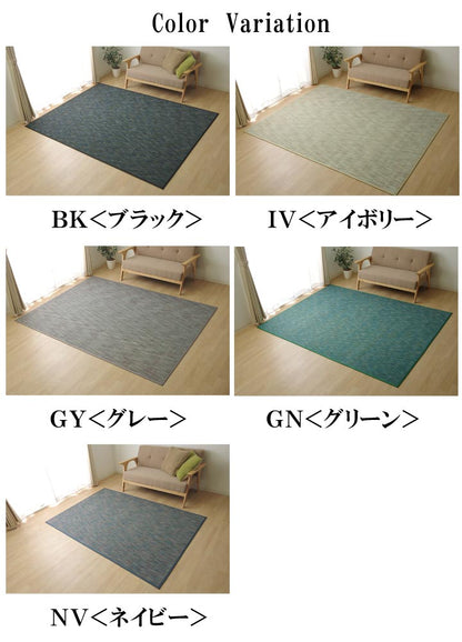ラグ カーペット 無地 シンプル バンブー 竹 『DXフォース』 約190×250cm 【メーカー直送商品】☆