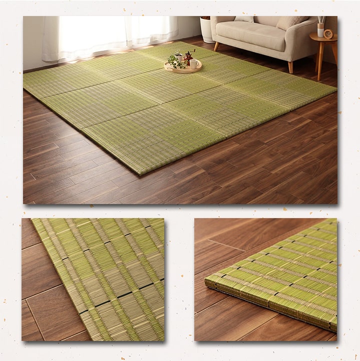 置き畳 ユニット畳 い草 消臭 抗菌防臭 約82×82cm 6P 6枚組 【メーカー直送商品】☆