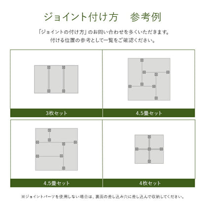 置き畳 半畳 国産 い草 簡単 和室 約82×82cm 12枚組 【メーカー直送商品】☆