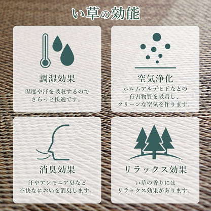 置き畳 ユニット畳 システム畳 国産 日本製 ナチュラルスタイル い草 消臭 抗菌防臭 市松 約82×82×2.3cm 単品 【メーカー直送商品】☆