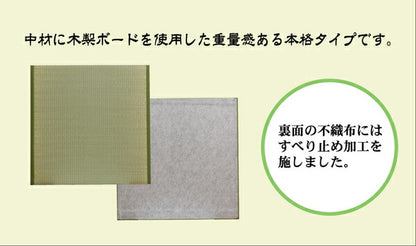 置き畳 ユニット畳 『楽座』 88×176×2.2cm（2枚1セット） 【メーカー直送商品】☆