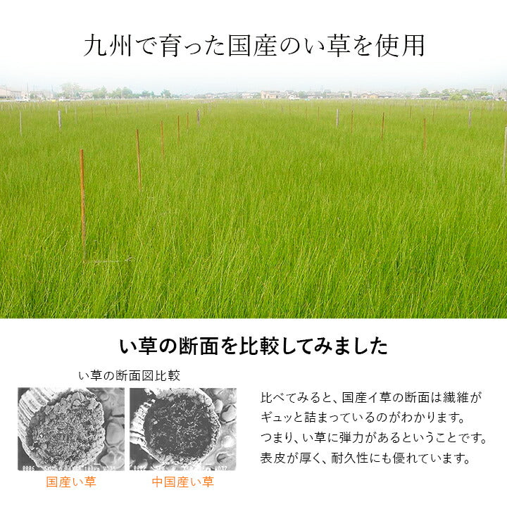 い草シーツ 敷パッド ベビーサイズ 四隅ゴム付き 消臭 抗菌 和室  『いやし』 約70×120×0.2cm 【メーカー直送商品】
