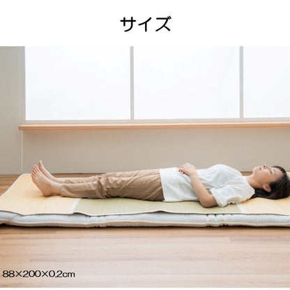 い草 敷パッド 『バングラス』 シングル 約88×200×0.2cm 【メーカー直送商品】