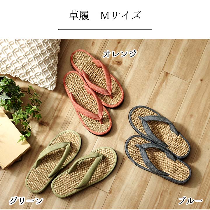 草履 男女兼用 箱付七島い草 ベトナム製 22.5cm～26cm 【メーカー直送商品】