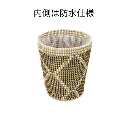 植木鉢 カバー 生活雑貨 置物 『ロンアン』 約23×17×22cm 鉢植え 籠 かご 室内用【メーカー直送商品】