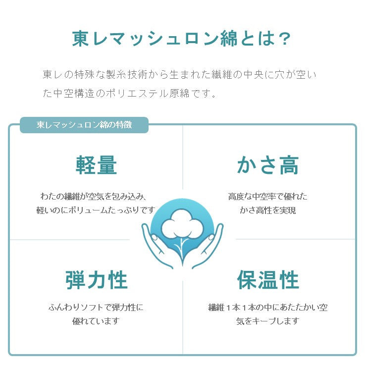 こたつ用布団・カバー 掛布団 『ミリア』 約205×315cm 【メーカー直送商品】