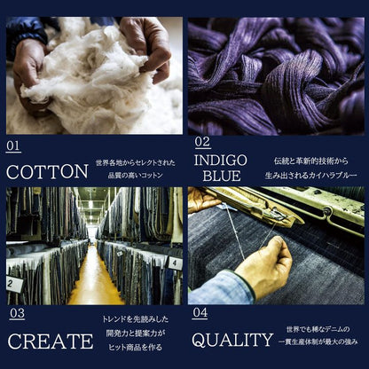 こたつ布団 正方形 デニム 約190×190cm【メーカー直送商品】