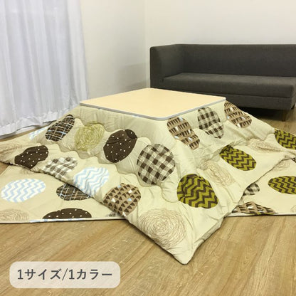 『リオン薄掛』190×190cm こたつ掛けふとん【メーカー直送商品】