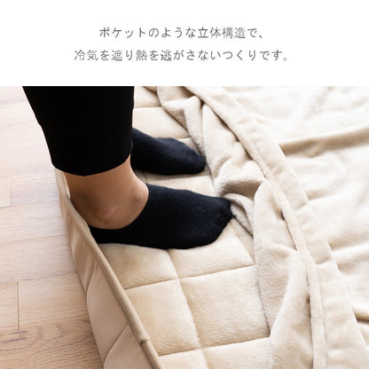 敷物 こたつ敷 敷 足湯マット ＢＥ 80×80cm【メーカー直送商品】