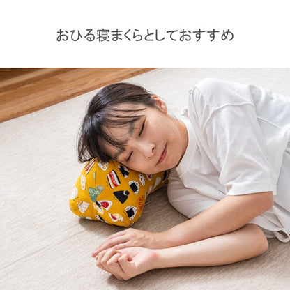 寝具 枕 骨まくら 『おにぎり』 約35×17×17cm 【メーカー直送商品】