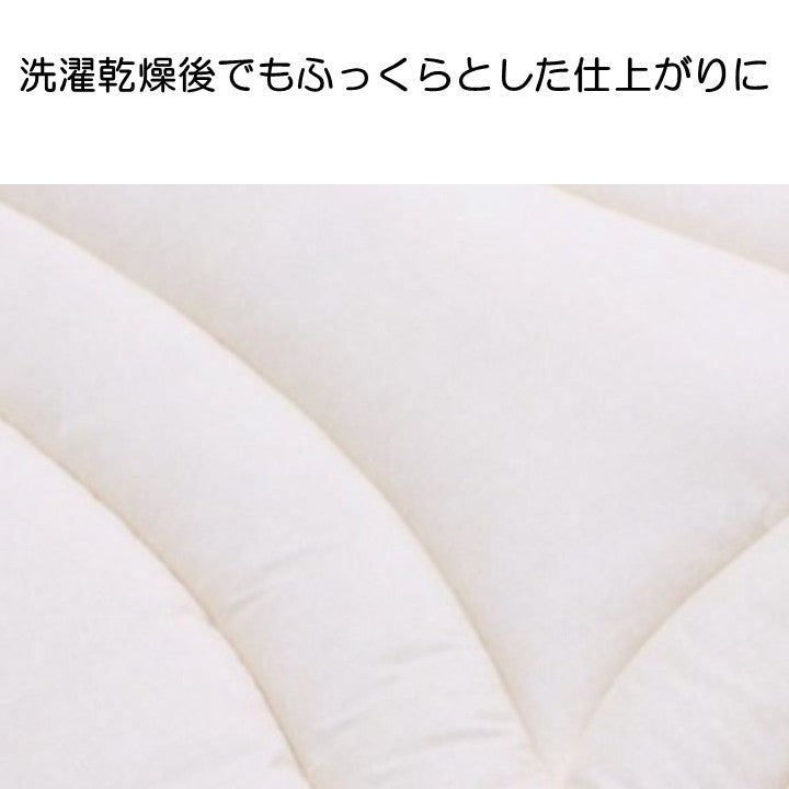 洗える 掛布団 日本製 『イリス』ダブルサイズ DL ダブルロング  約190×210×7cm 【メーカー直送商品】