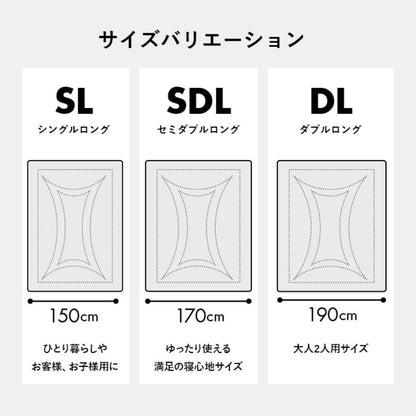 洗える 掛布団 日本製 『イリス』ダブルサイズ DL ダブルロング  約190×210×7cm 【メーカー直送商品】