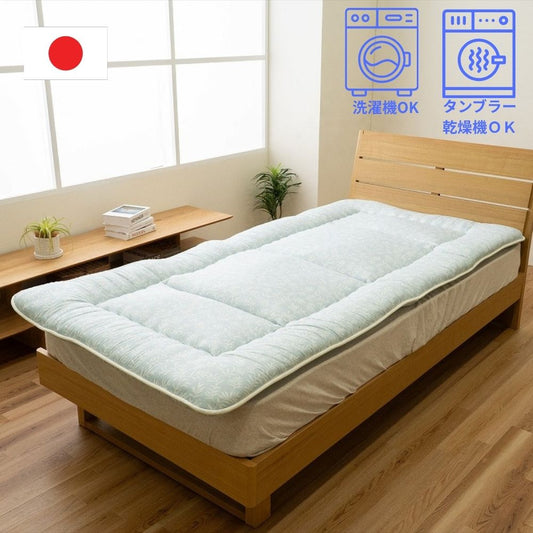 洗える 敷布団 日本製 リーフラ シングル セミダブル ダブルサイズ 【メーカー直送商品】