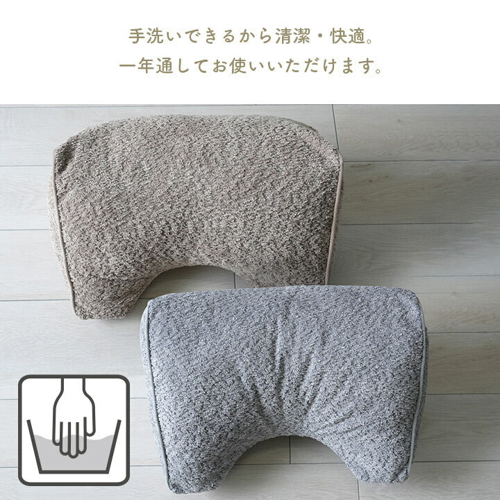 クッション 寄りかかる 背当て くつろぐ シンプル 国産 日本製 約55×35×25cm 【メーカー直送商品】☆