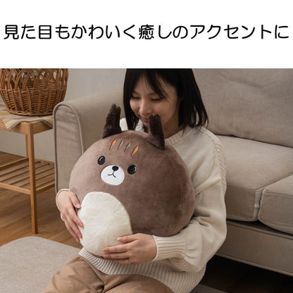 クッション・抱きクッション 丸型 『コタン』 約43×43×8cm 【メーカー直送商品】