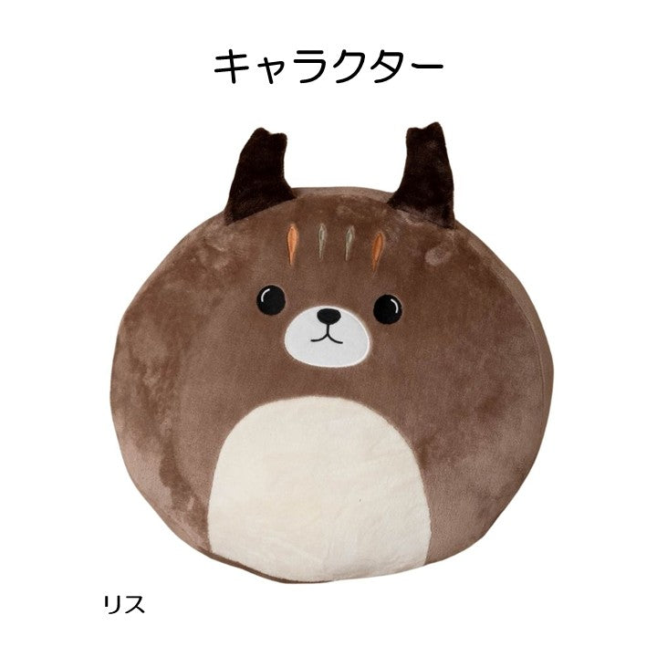 クッション・抱きクッション 丸型 『コタン』 約43×43×8cm 【メーカー直送商品】