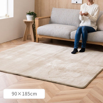 カーペット・マット・畳 カーペット・ラグ 『クローバー』 約90×185cm 【メーカー直送商品】