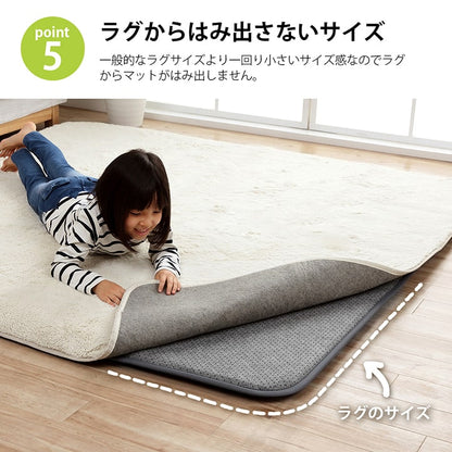 防音 下敷き 滑り止め ラグ 滑りにくい 防音マット 極厚 へたりにくい ナイス ボリューム ウレタン30mm クッション性 約180×235cm 床暖房 ホットカーペット対応【メーカー直送商品】☆
