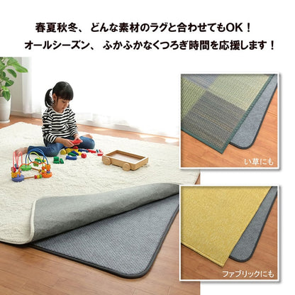 防音 下敷き 滑り止め ラグ 滑りにくい 防音マット 極厚 へたりにくい ナイス ボリューム ウレタン30mm クッション性 約180×235cm 床暖房 ホットカーペット対応【メーカー直送商品】☆