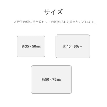 バスマット『足元プラス』 約35×50cm  お風呂 洗面所 手洗い場に【メーカー直送商品】