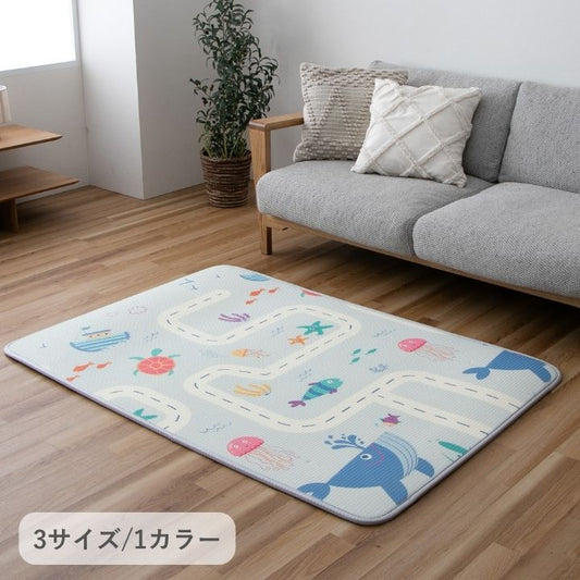 『BD地図』100×150cm 絨毯 マット【メーカー直送商品】