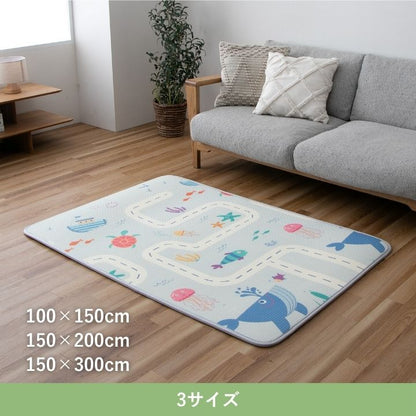 『BD地図』150×200cm 絨毯 マット【メーカー直送商品】