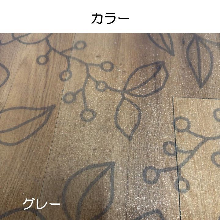 カーペット・マット・畳 マット 『透明マットリーフ』 約45×180cm 【メーカー直送商品】