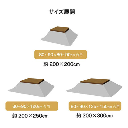 こたつ薄掛 ジェード 200×250cm【メーカー直送商品】