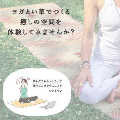 ヨガマット 国産 い草『ジョイ』約60×180cm【メーカー直送商品】
