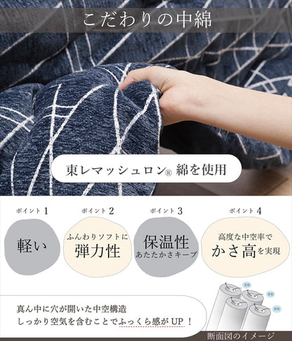 こたつ薄掛 ラハティ 200×300cm【メーカー直送商品】