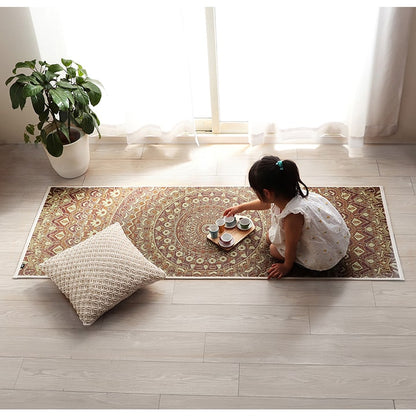 ヨガ 癒しマット 国産 い草『mandala』約66×185cm【メーカー直送商品】