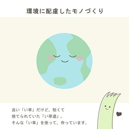 サスティナブル 自然素材 国産 い草 置物 30cm【メーカー直送商品】