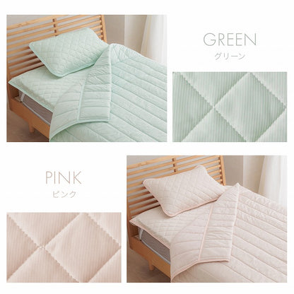 冷感寝具セット S～D 接触冷感 敷パッド キルトケット 枕パッド【メーカー直送商品】