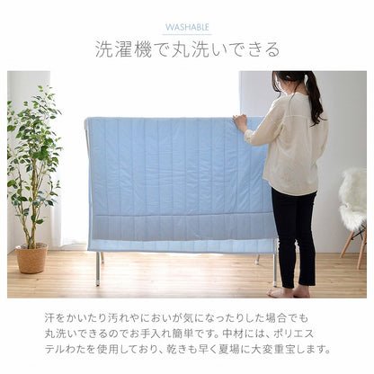 冷感キルトケット S～D 接触冷感 リバーシブル 肌掛け布団【メーカー直送商品】