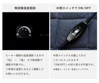 こたつ台 ヴィンテージ 約70×70cm 【メーカー直送商品】