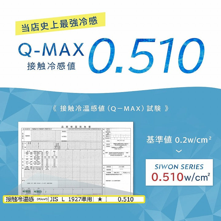 冷感敷パッド 接触冷感 S~D リバーシブル素材 圧冷冷敷Pシウォン【メーカー直送商品】