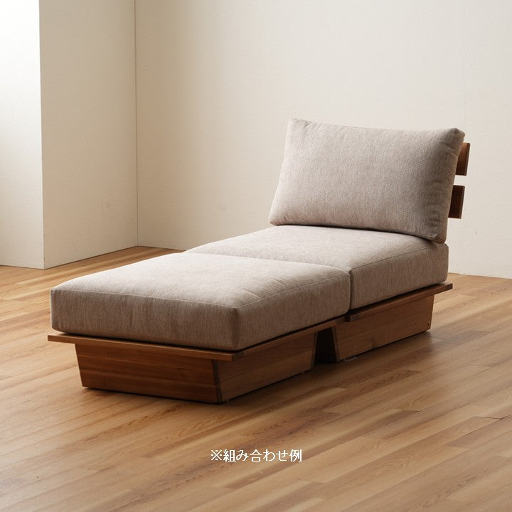 ソファ（木材） ファブリック レグレス ＧＹ 59×62cm【メーカー直送商品】