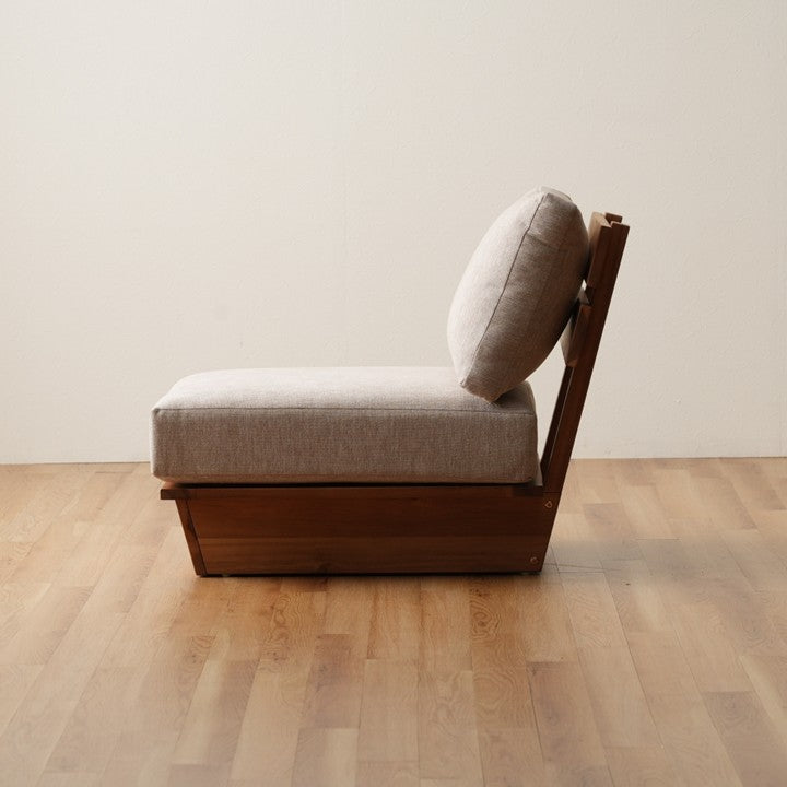 ソファ（木材） ファブリック レグレス ＧＹ 59×62cm【メーカー直送商品】