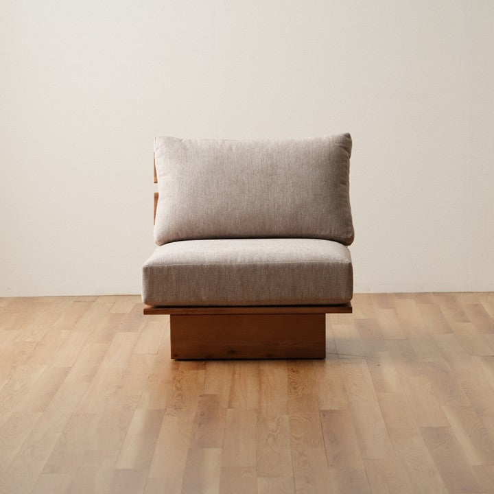 ソファ（木材） ファブリック レグレス ＧＹ 59×62cm【メーカー直送商品】