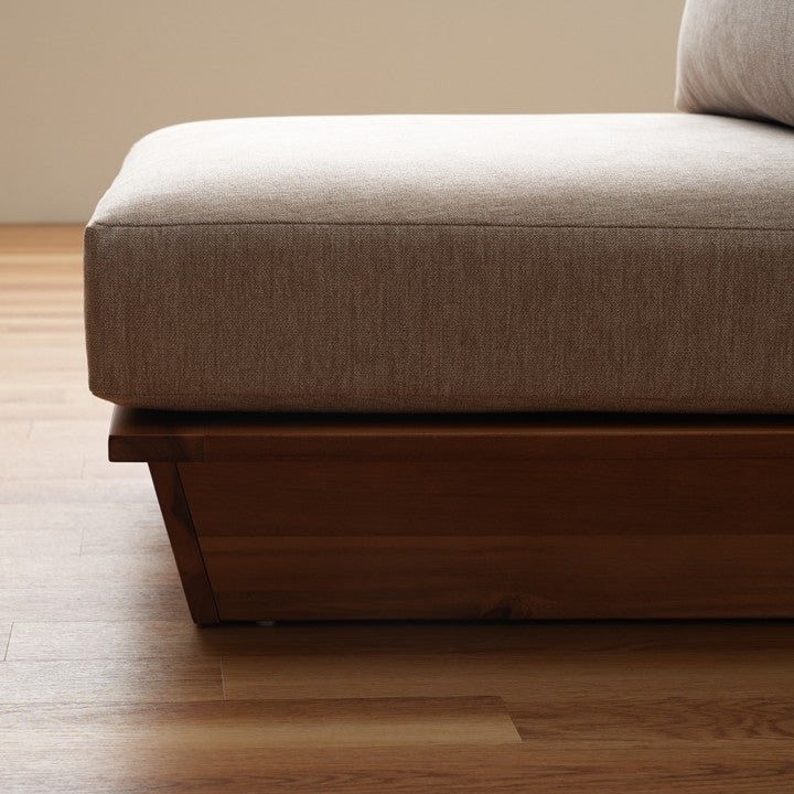 ソファ（木材） ファブリック レグレス ＧＹ 59×62cm【メーカー直送商品】