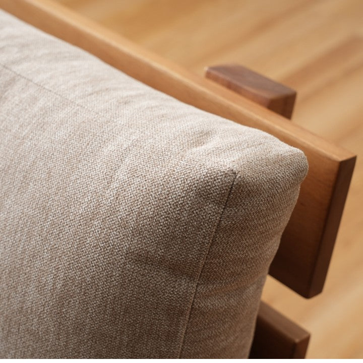 ソファ（木材） ファブリック レグレス ＧＹ 59×62cm【メーカー直送商品】