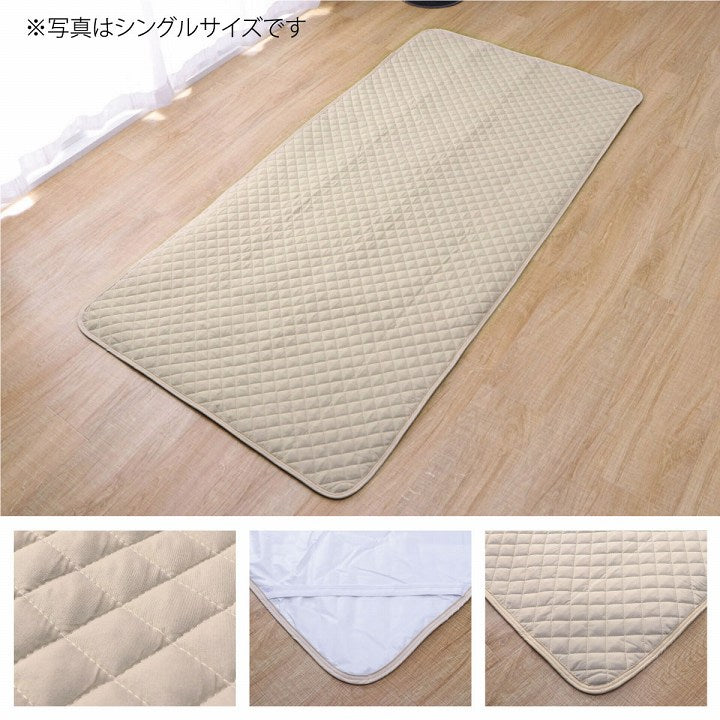 快適睡眠 ベッドパッド 防水 シングル 100×200cm【メーカー直送商品】