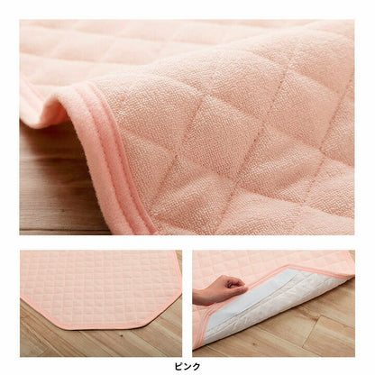 敷きパッド コット専用 保育園 キッズ ジュニア 綿100％ 四隅ゴムバンド付 58×101cm 全2色 【メーカー直送商品】