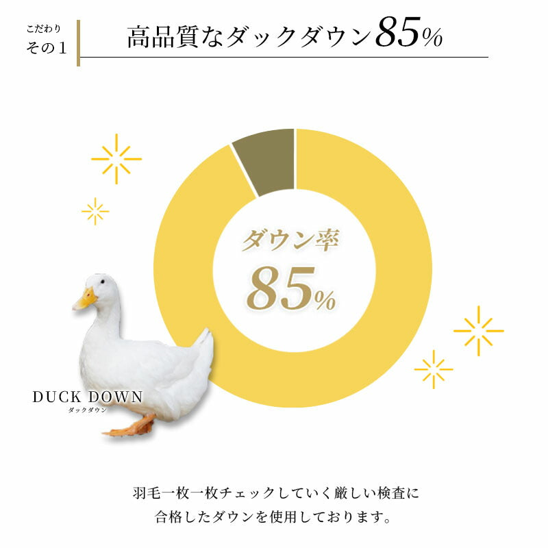 西川 ダウン85％ 寝具6点セットB 羽毛布団 掛け布団 敷布団 枕 カバー 高品質 350dp セット 羊毛混 布団カバー 無地 リバーシブル 新生活 羽毛掛け 日本製 布団セット