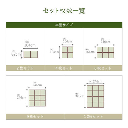 置き畳 1畳 国産 い草 和室 2枚組【メーカー直送商品】