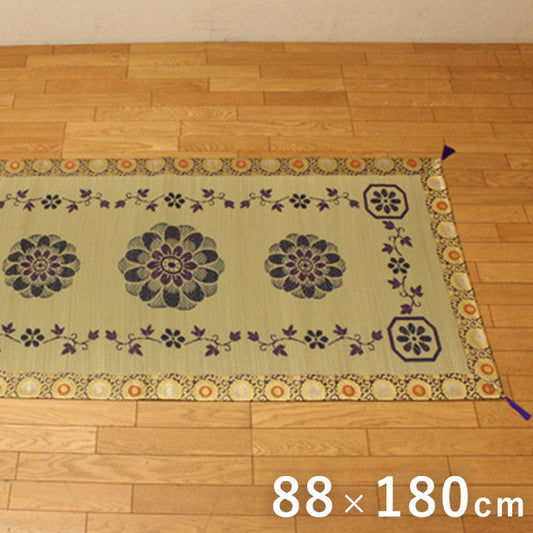 純国産 袋織 い草御前ござ『ガンジー』約88×180cm【メーカー直送商品】