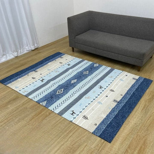 撥水カーペット ギャッベ柄 洗える【メーカー直送品】